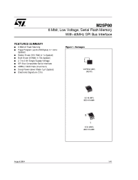 Datasheet M25P80-VMF6 manufacturer STMicroelectronics